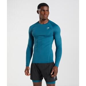 Gymshark Men’s Element Baselayer Long Sleeve Top Size Small